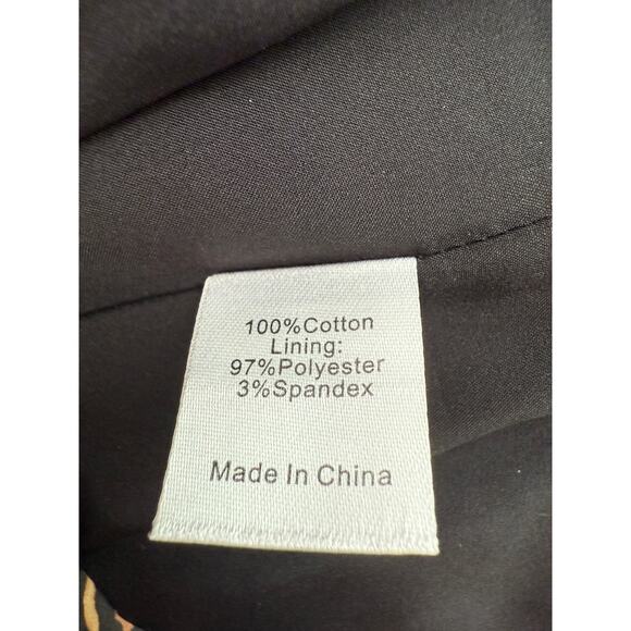 Tuckernuck x India Hicks Leopard Domino Long Sleeve Mini Dress Size M - Picture 14 of 16